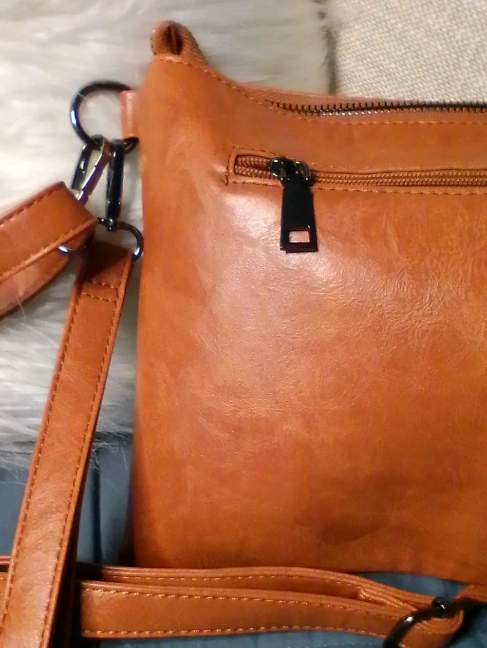 Vintage Clutch Leather Crossbody